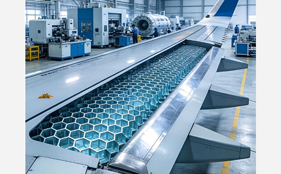 钎焊蜂窝芯用于机翼